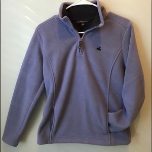 Brooks Brothers Partial-zip Fleece Pullover.